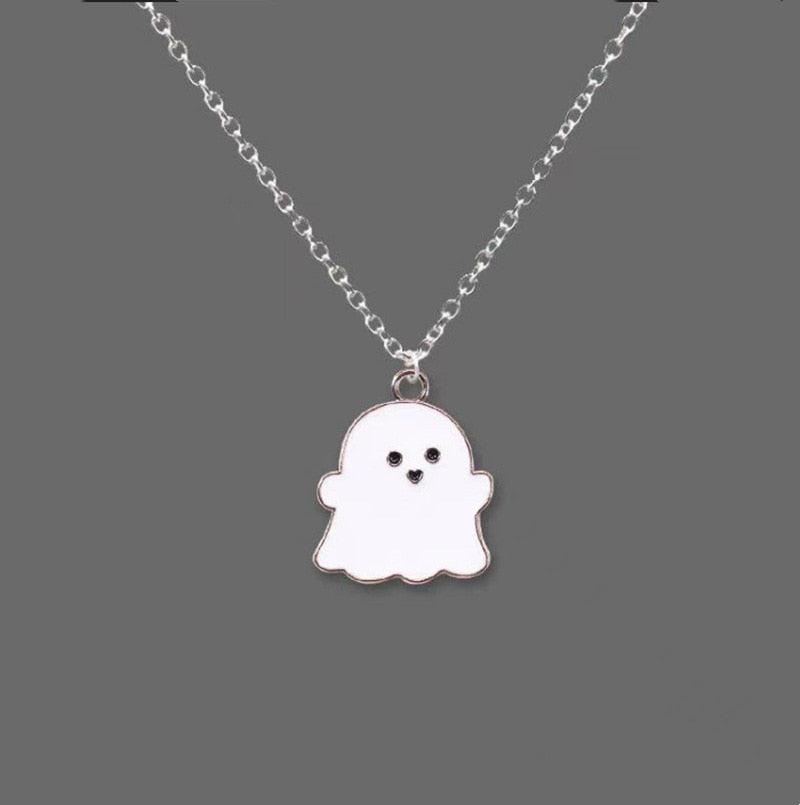 Boo-tiful Ghost Necklace - getallfun