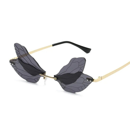 Dragonfly Rimless Sunglasses - getallfun