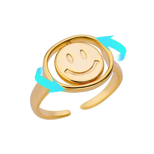 Happy or Sad Flipable Ring - getallfun