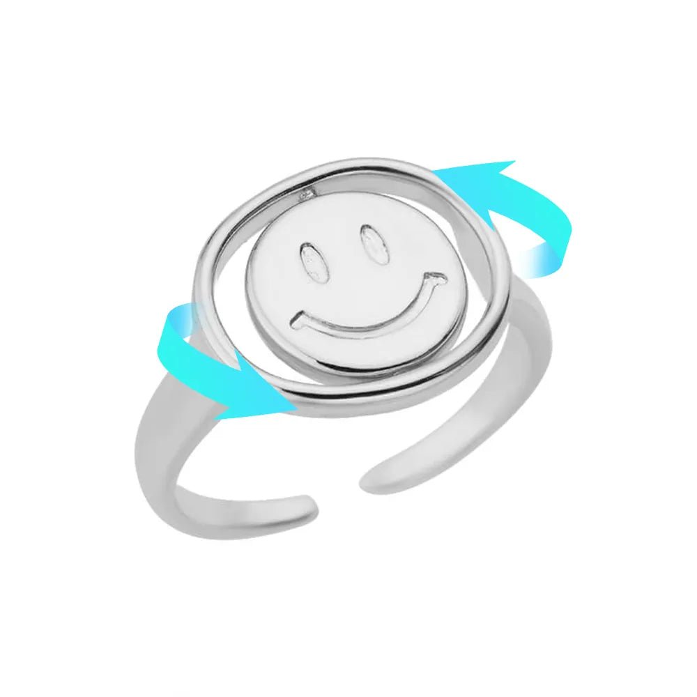 Happy or Sad Flipable Ring - getallfun