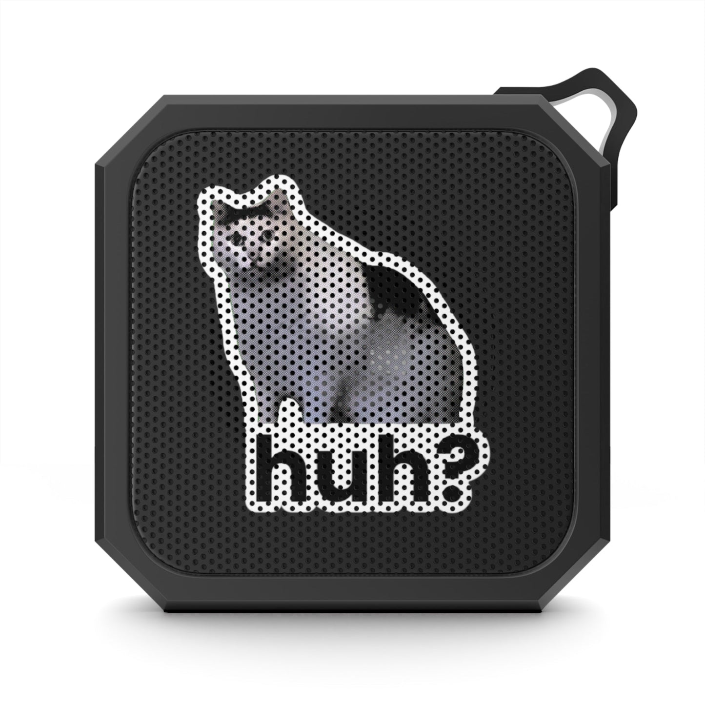 Huh Cat Meme Blackwater Outdoor Bluetooth Speaker - getallfun