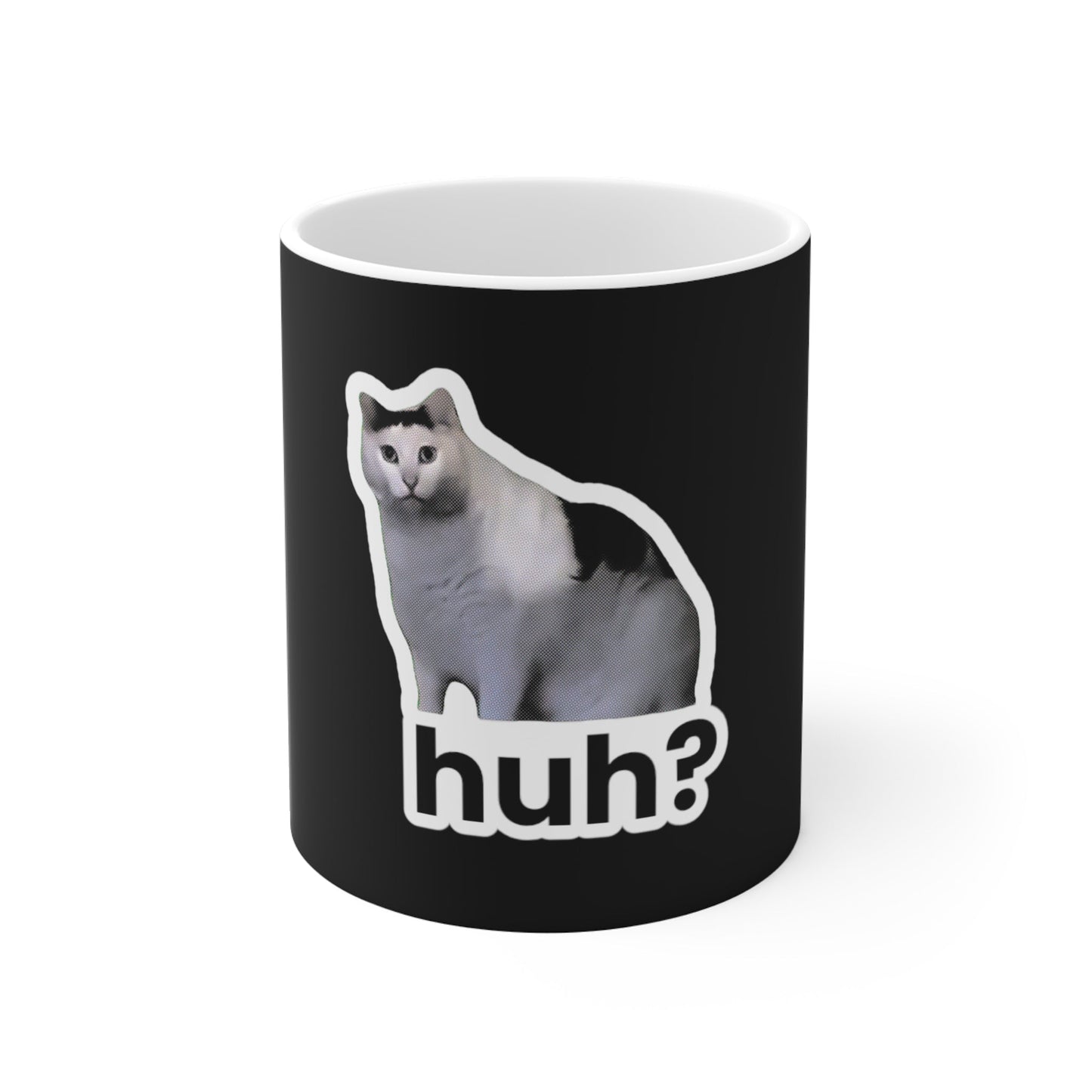 Huh Cat Meme Mug 11oz - getallfun