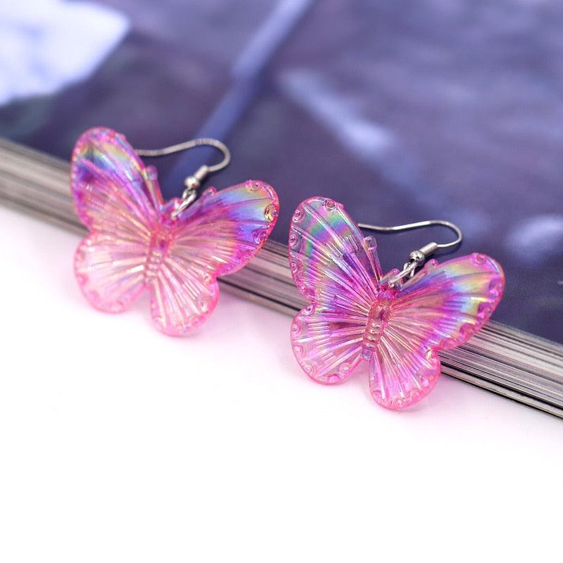 Icy Butterfly Earrings - getallfun