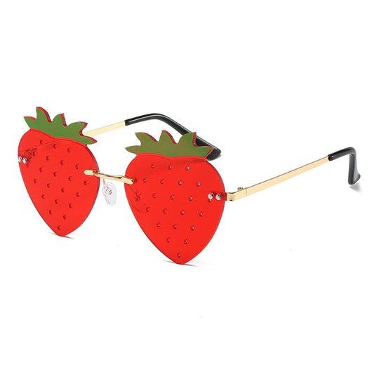 Juicy Strawberry Glasses - getallfun
