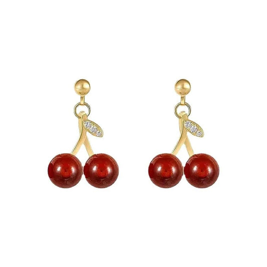 Red Cherry Earrings - getallfun
