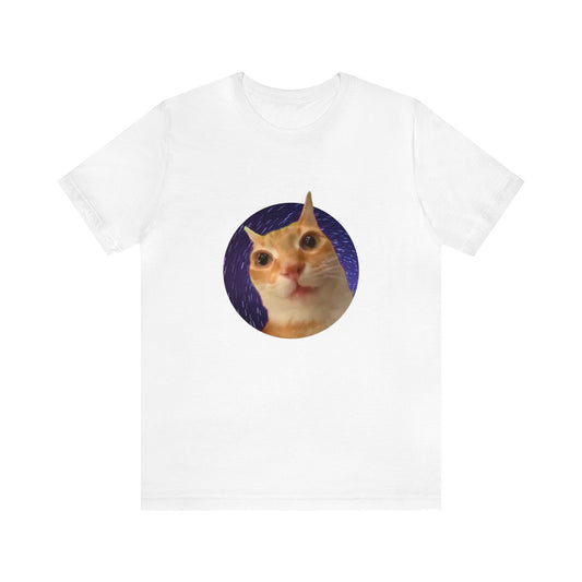 Spaced Out Cat Meme Unisex Jersey Short Sleeve Tee - getallfun
